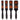 Denman Head Hugger 4 Piece Brush Set with Drawstring Bag (53mm, 43mm, 33mm, 25mm